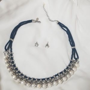 NWOT Perla del Mar Necklace (Rope and Pearl)